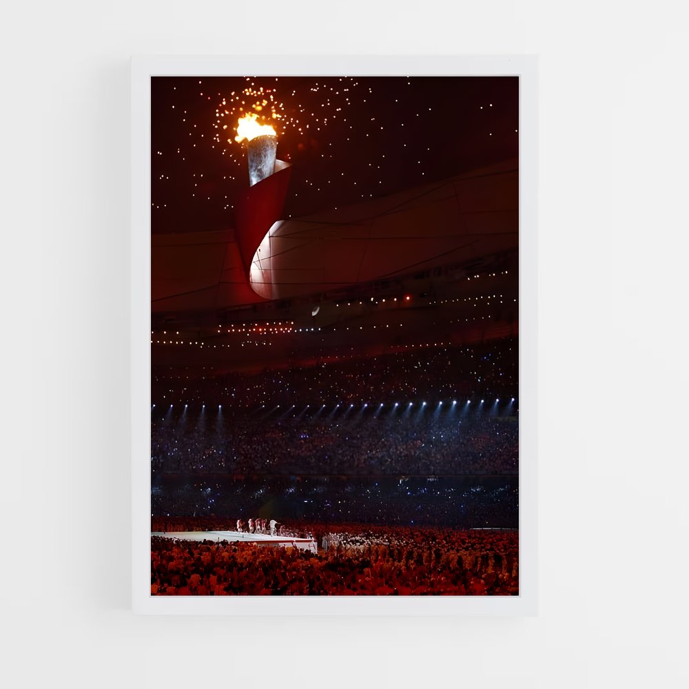 Poster Cérémonie Olympique – affiche Jeux Olympiques (vue 3)